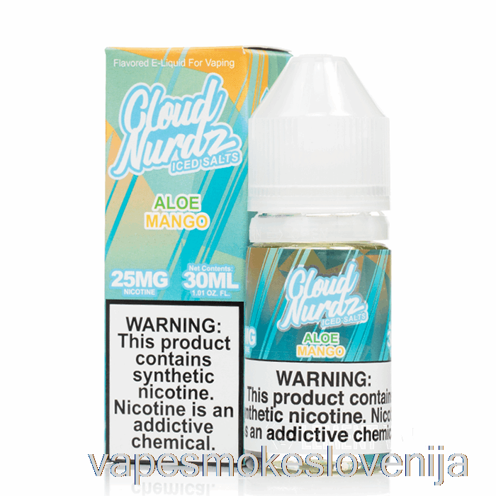 Vape Slovenija Ledena Aloe Mango - Oblak Nurdz Soli - 30ml 25mg